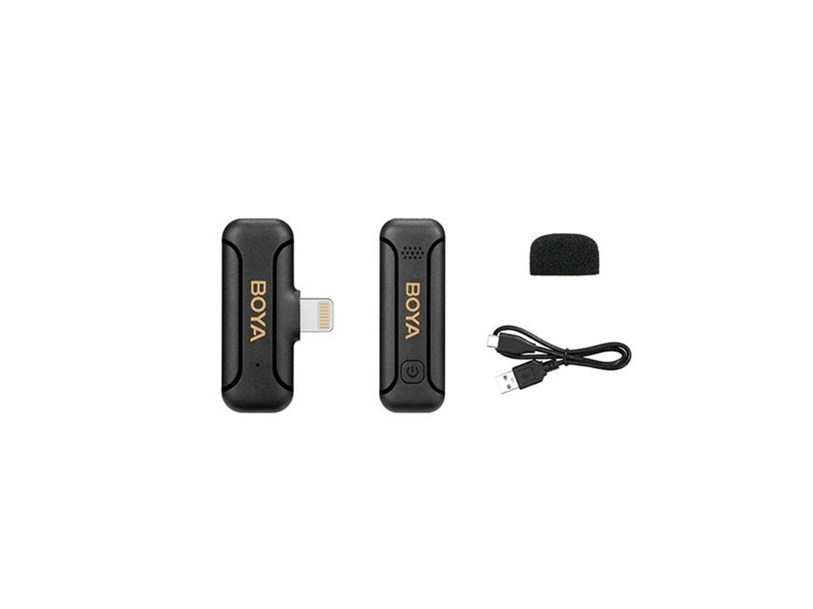 BOYA Wireless Microphone x1 BY-WM3 - Lightning BOYA Wireless Microphone x1 BY-WM3 - Lightning